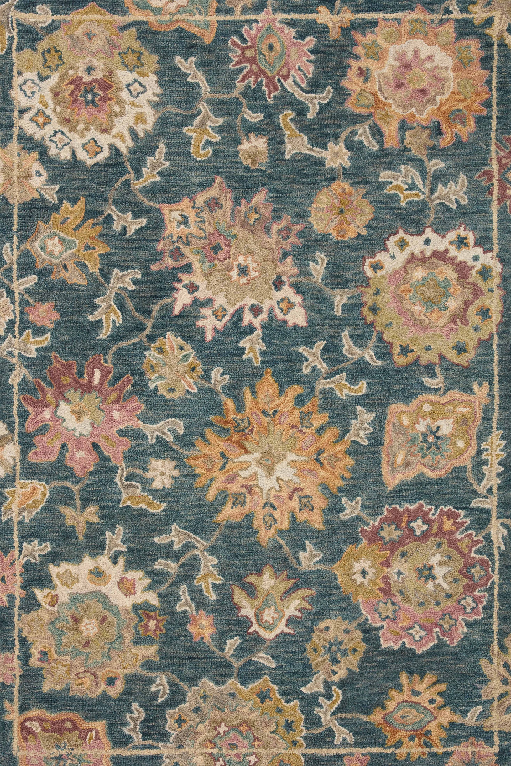 Padma Navy / Multi 9'-3" x 13' Area Rug - PMA-03 - 9'-3" x 13'