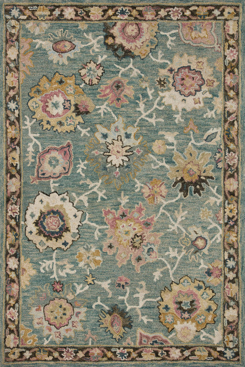 Padma Teal / Multi 9'-3" x 13' Area Rug - PMA-04 - 9'-3" x 13'