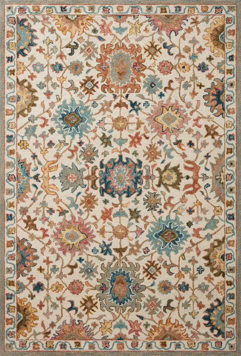 Padma Ivory / Multi 9'-3" x 13' Area Rug - PMA-05 - 9'-3" x 13'