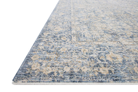 Pandora Blue / Gold 11'-6" x 15'-6" Area Rug - PAN-01 - 11'-6" x 15'-6"