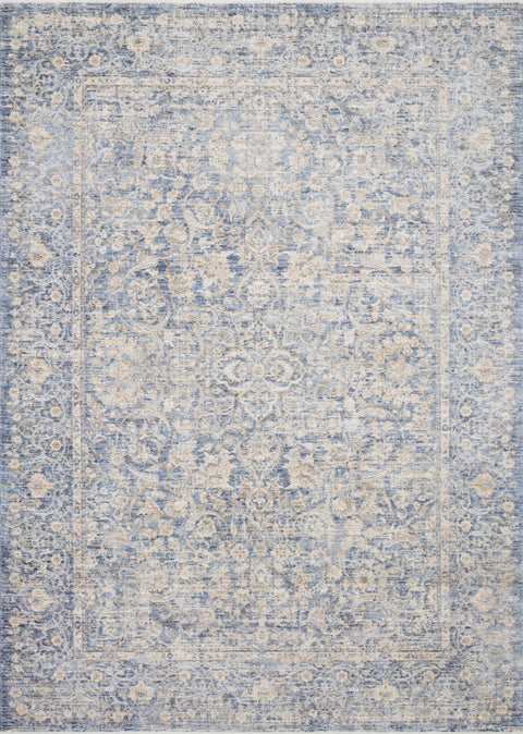 Pandora Blue / Gold 11'-6" x 15'-6" Area Rug - PAN-01 - 11'-6" x 15'-6"