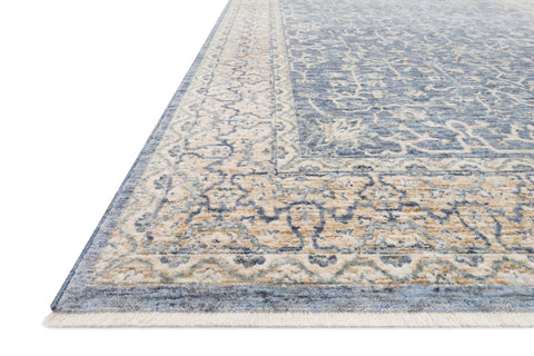 Pandora Dark Blue / Ivory 11'-6" x 15'-6" Area Rug - PAN-04 - 11'-6" x 15'-6"