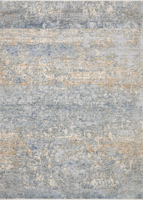 Pandora Blue / Gold 11'-6" x 15'-6" Area Rug - PAN-05 - 11'-6" x 15'-6"