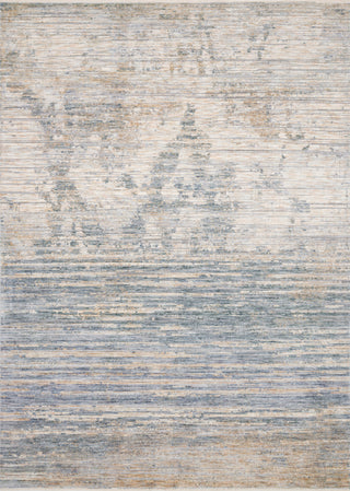 Pandora Ivory / Blue Rug
