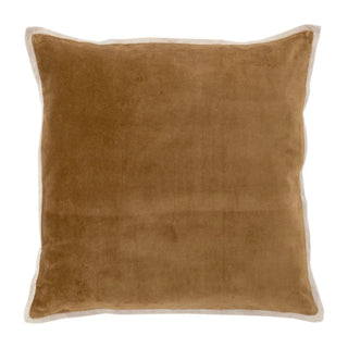 Camel Velvet / Linen Pillows