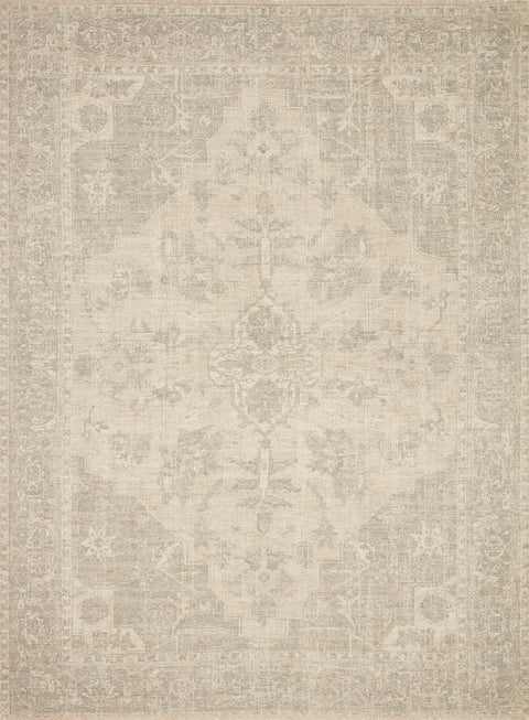 Priya Ivory / Grey 9'-3" x 13' Area Rug - PRY-04 - 9'-3" x 13'