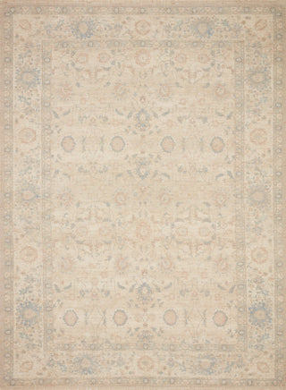 Priya Natural / Blue Rug