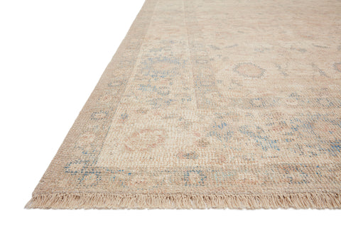 Priya Natural / Blue 9'-3" x 13' Area Rug - PRY-05 - 9'-3" x 13'