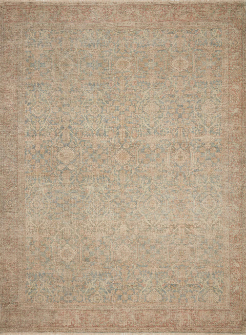 Priya Denim / Rust 9'-3" x 13' Area Rug - PRY-06 - 9'-3" x 13'