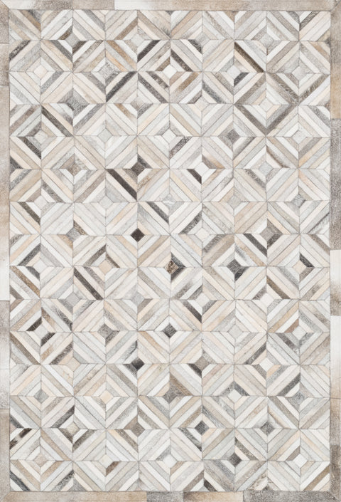 Promenade Ivory / Grey 9'-3" x 13' Area Rug - PO-01 - 9'-3" x 13'