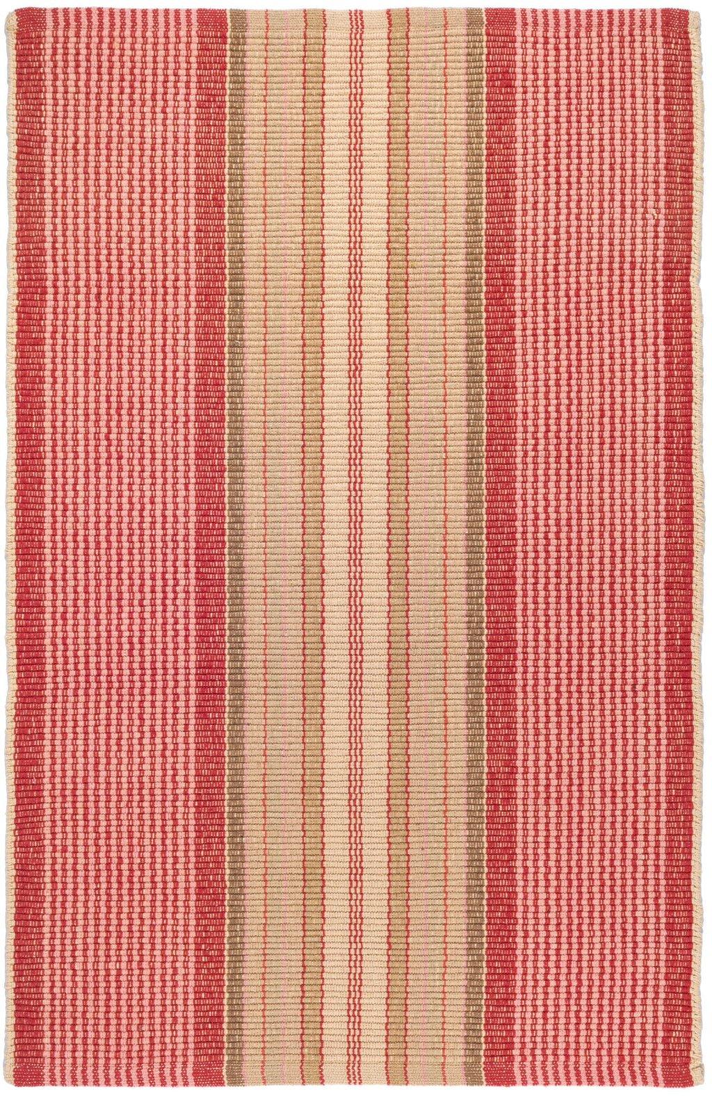 Framboise Handwoven Cotton Rug - PRSFR - Runner-2.5x12