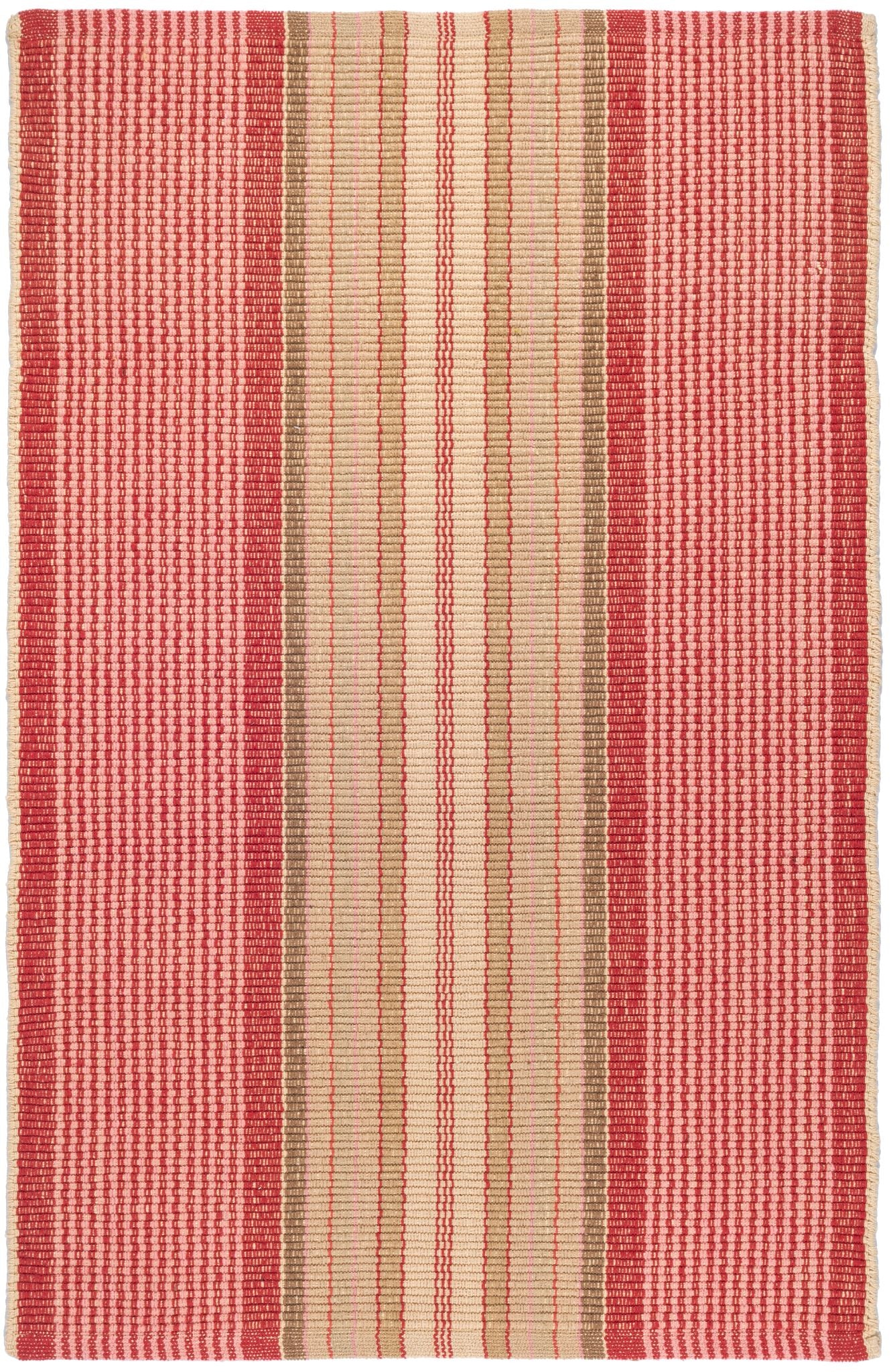 Framboise Handwoven Cotton Rug - PRSFR - Runner-2.5x12