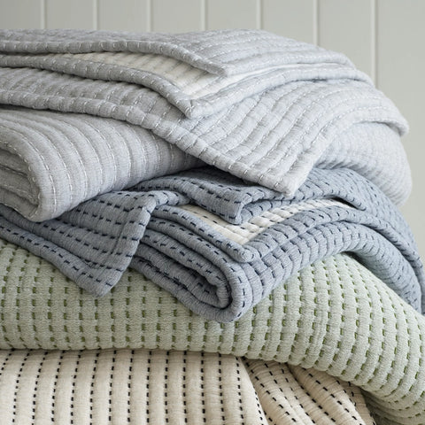 Emma Pick Stitch Coverlets