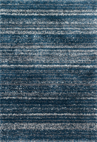 Quincy Navy / Pewter Rug