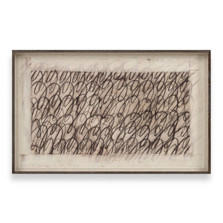 Cursive Framed Canvas
