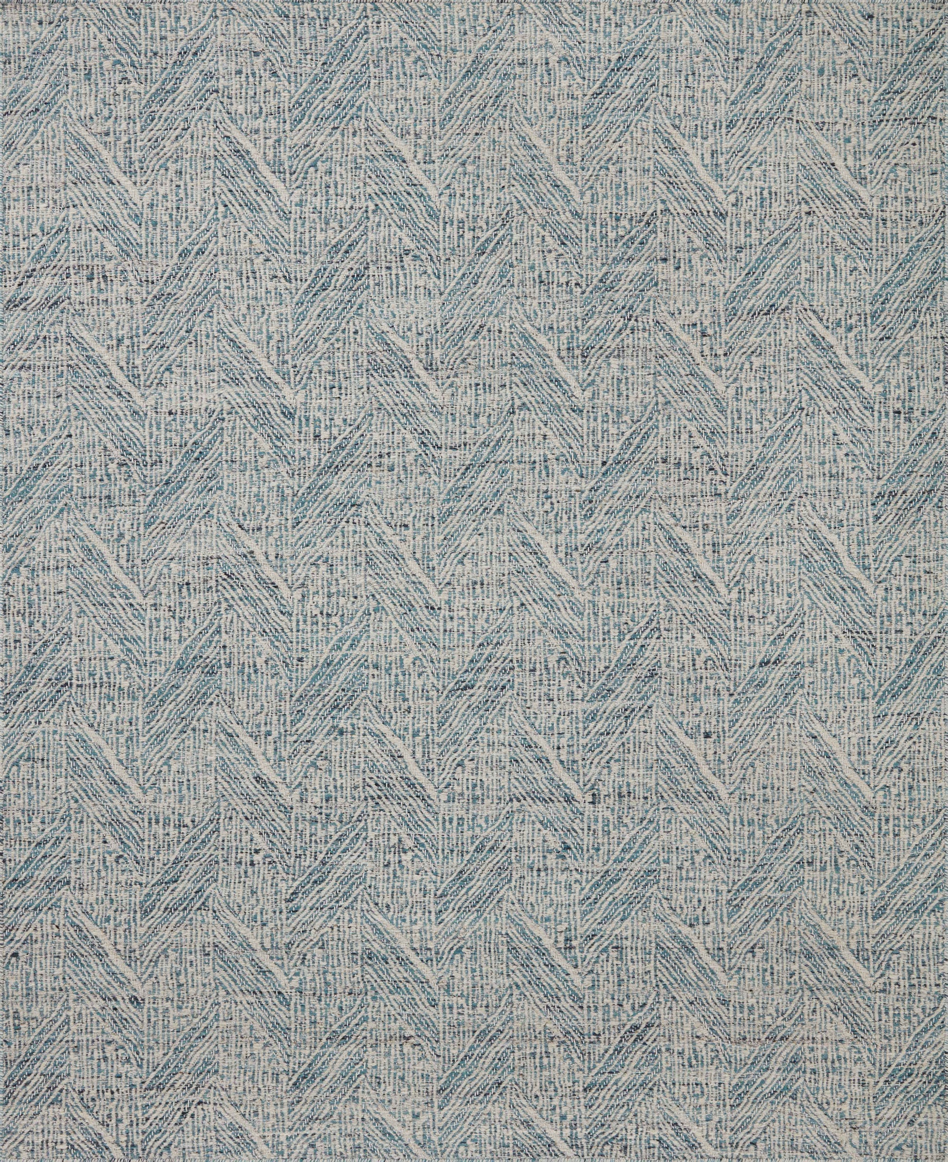 Raven Blue / Ivory 11'-6" x 15' Area Rug - RAV-01 - 11'-6" x 15'