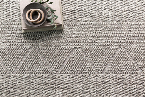 Magnolia Home By Joanna Gaines x Loloi Rowan Ash 9'-3" x 13' Area Rug - ROW-01 - 9'-3" x 13'