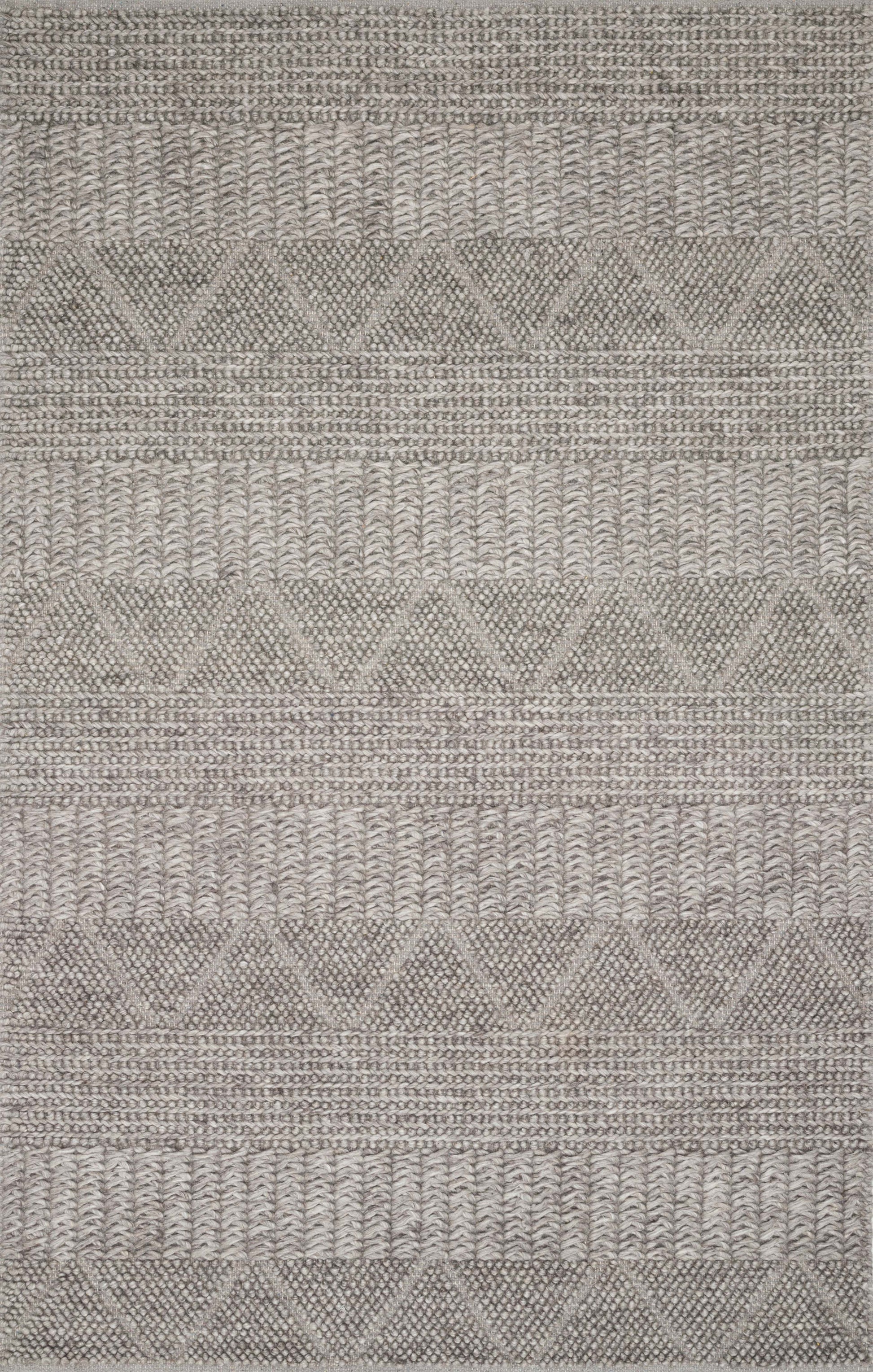 Magnolia Home By Joanna Gaines x Loloi Rowan Ash 9'-3" x 13' Area Rug - ROW-01 - 9'-3" x 13'