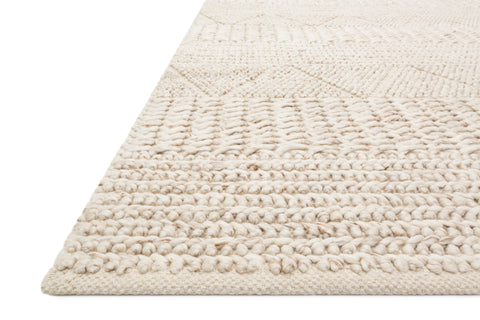 Magnolia Home By Joanna Gaines x Loloi Rowan Sand 9'-3" x 13' Area Rug - ROW-01 - 9'-3" x 13'