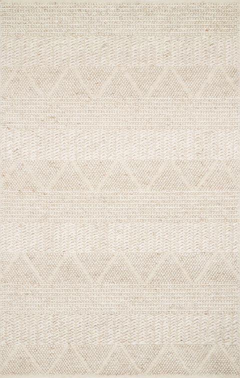 Magnolia Home By Joanna Gaines x Loloi Rowan Sand 9'-3" x 13' Area Rug - ROW-01 - 9'-3" x 13'