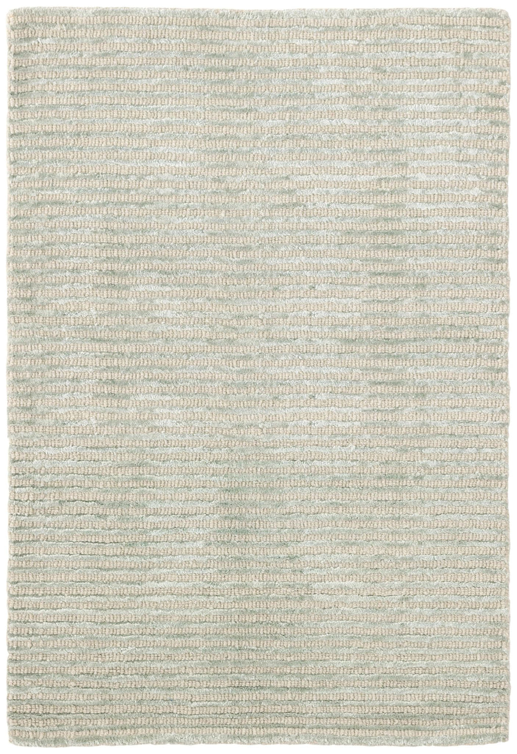 Cut Stripe Ocean Hand Knotted Viscose/Wool Rug - RDA244 - 10x14