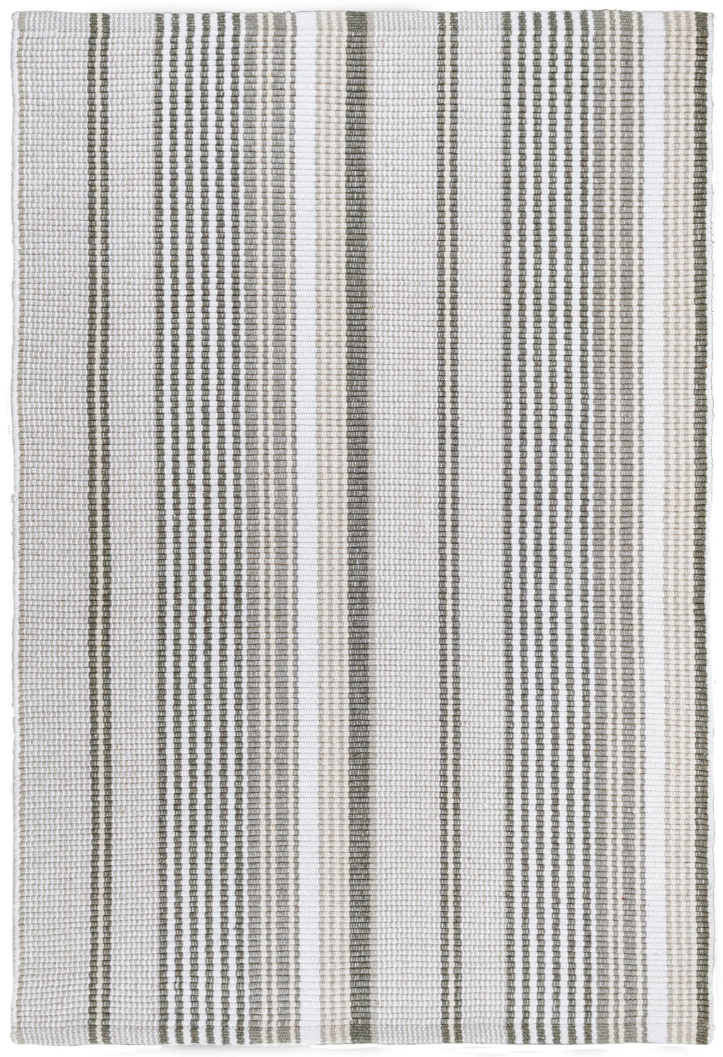 Gradation Ticking Handwoven Cotton Rug - RDA285 - Runner-2.5x12