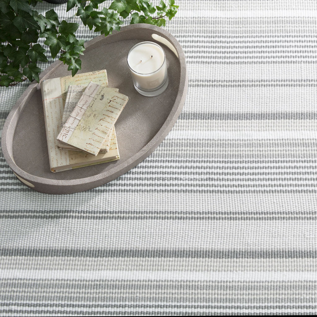 Gradation Ticking Handwoven Cotton Rug - RDA285 - Runner-2.5x12