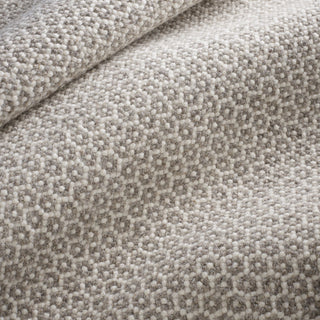 Honeycomb Ivory/Grey Handwoven Wool Rug - RDA308 - 10x14