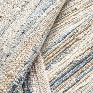 Denim Rag Handwoven Cotton Rug - RDA340 - 10x14