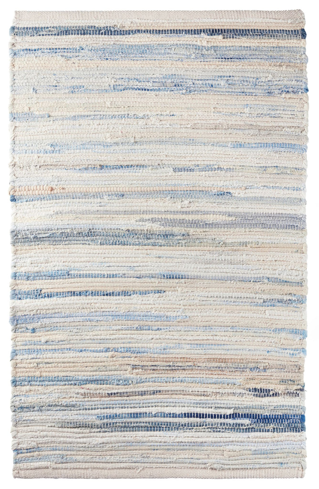 Denim Rag Handwoven Cotton Rug - RDA340 - 10x14