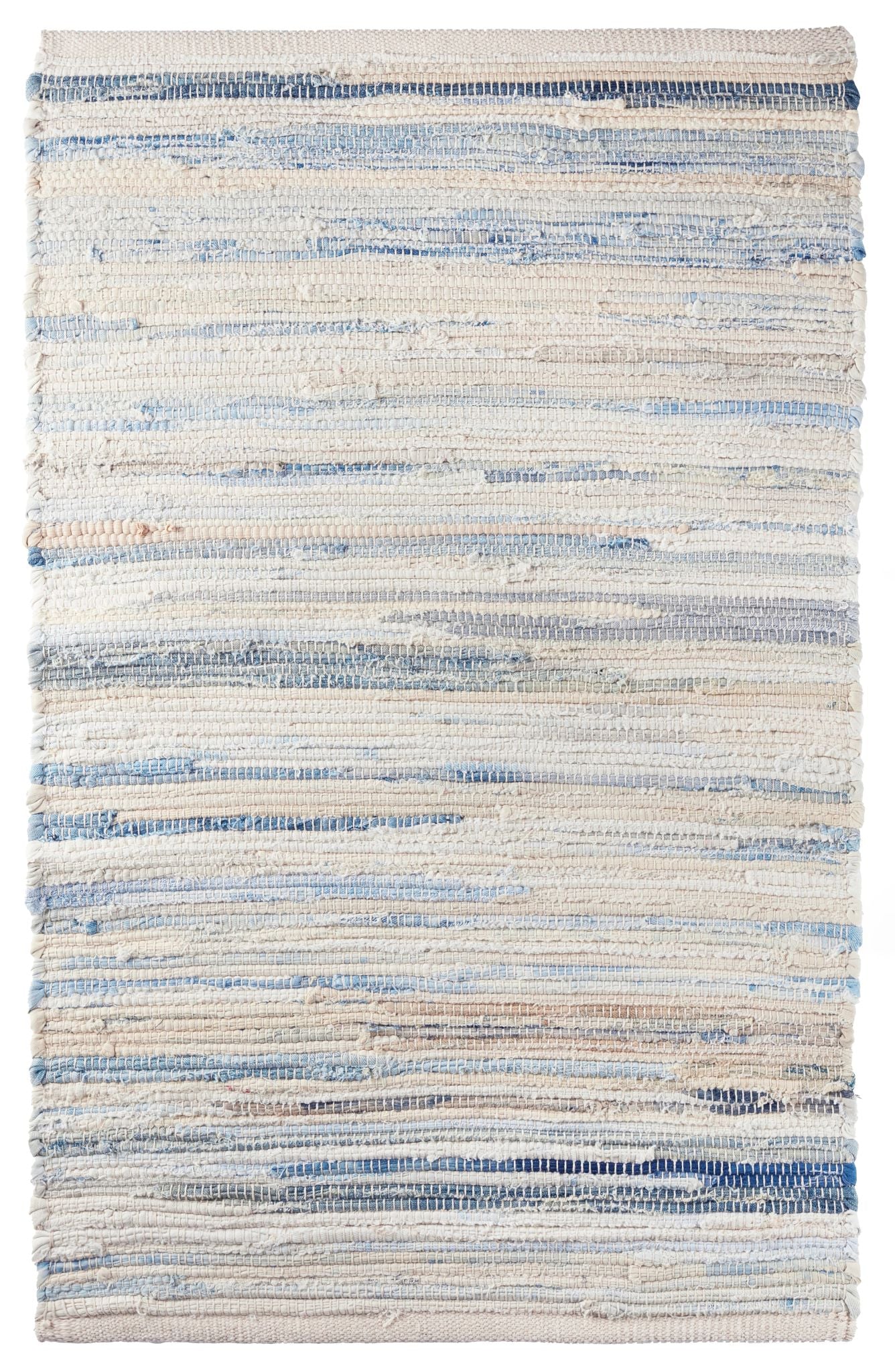 Denim Rag Handwoven Cotton Rug - RDA340 - 10x14