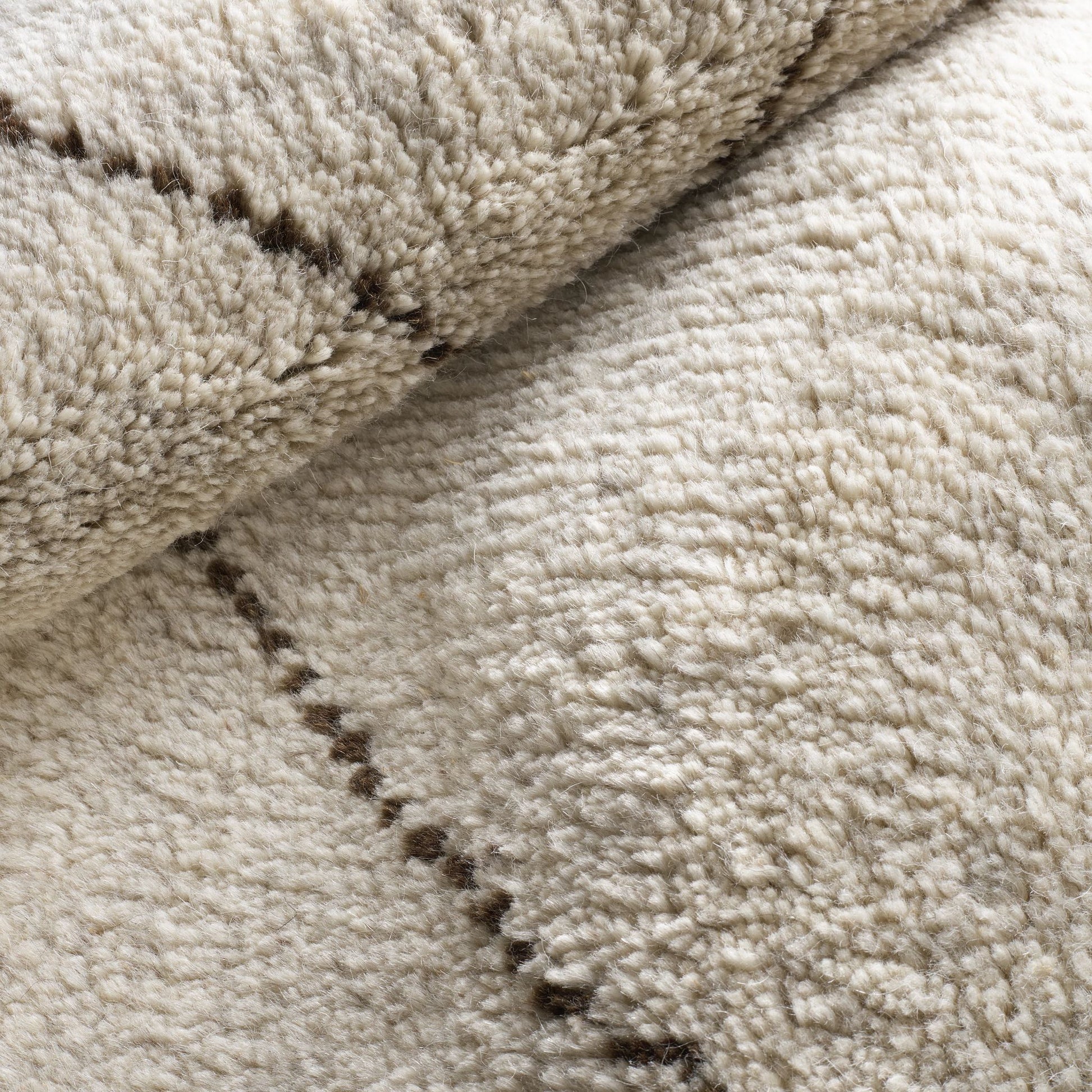 Numa Charcoal Hand Knotted Wool Rug - RDA401 - Runner-2.5x12
