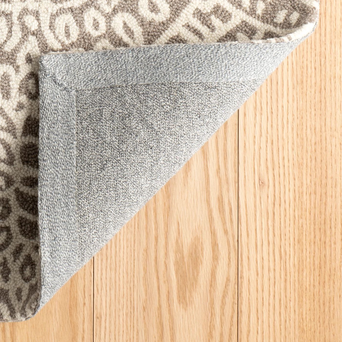 Temple Taupe Hand Micro Hooked Wool Rug - RDA423 - 10x14