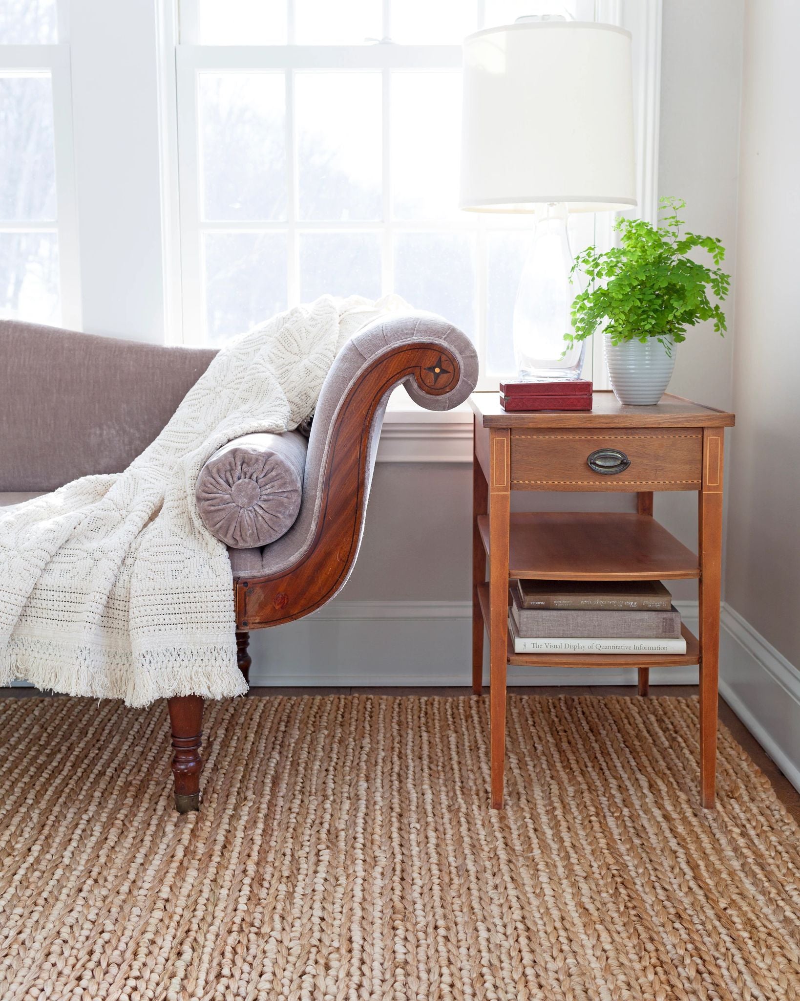 Jute Handwoven Bleached Oak Rug - RDA443 - 10x14