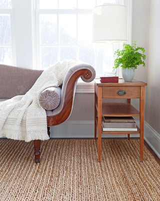 Jute Handwoven Bleached Oak Rug - RDA443 - 10x14