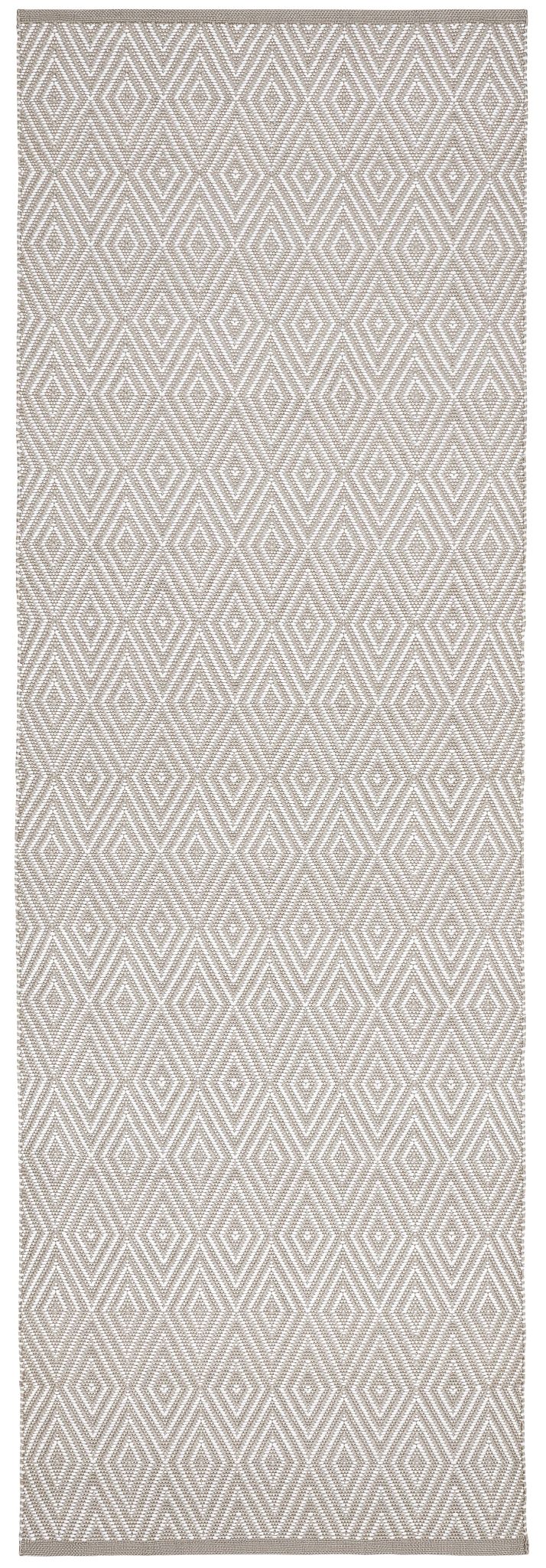 Diamond Platinum/White Handwoven Indoor/Outdoor Rug - RDB203 - Runner-2.5x18
