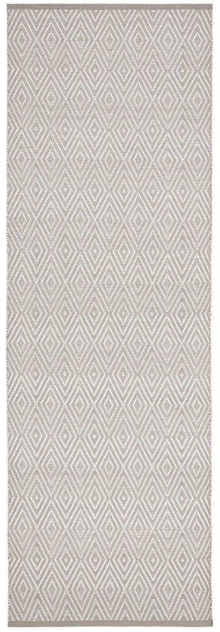 Diamond Platinum/White Handwoven Indoor/Outdoor Rug - RDB203 - Runner-2.5x18