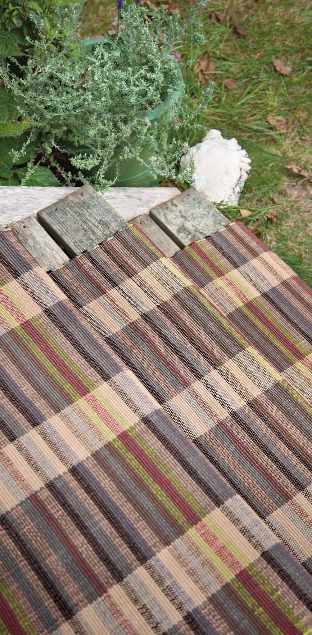 Swedish Rag Handwoven Indoor/Outdoor Rug - RDB223 - Runner-2.5x18