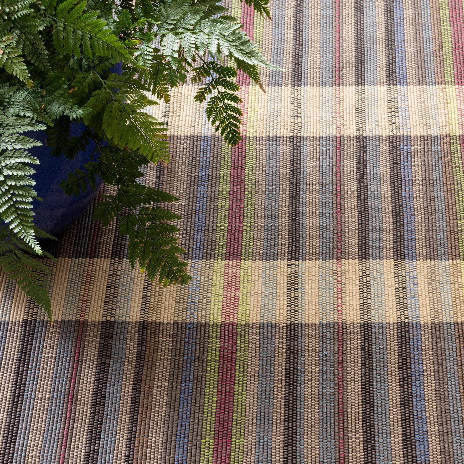 Swedish Rag Handwoven Indoor/Outdoor Rug - RDB223 - Runner-2.5x18