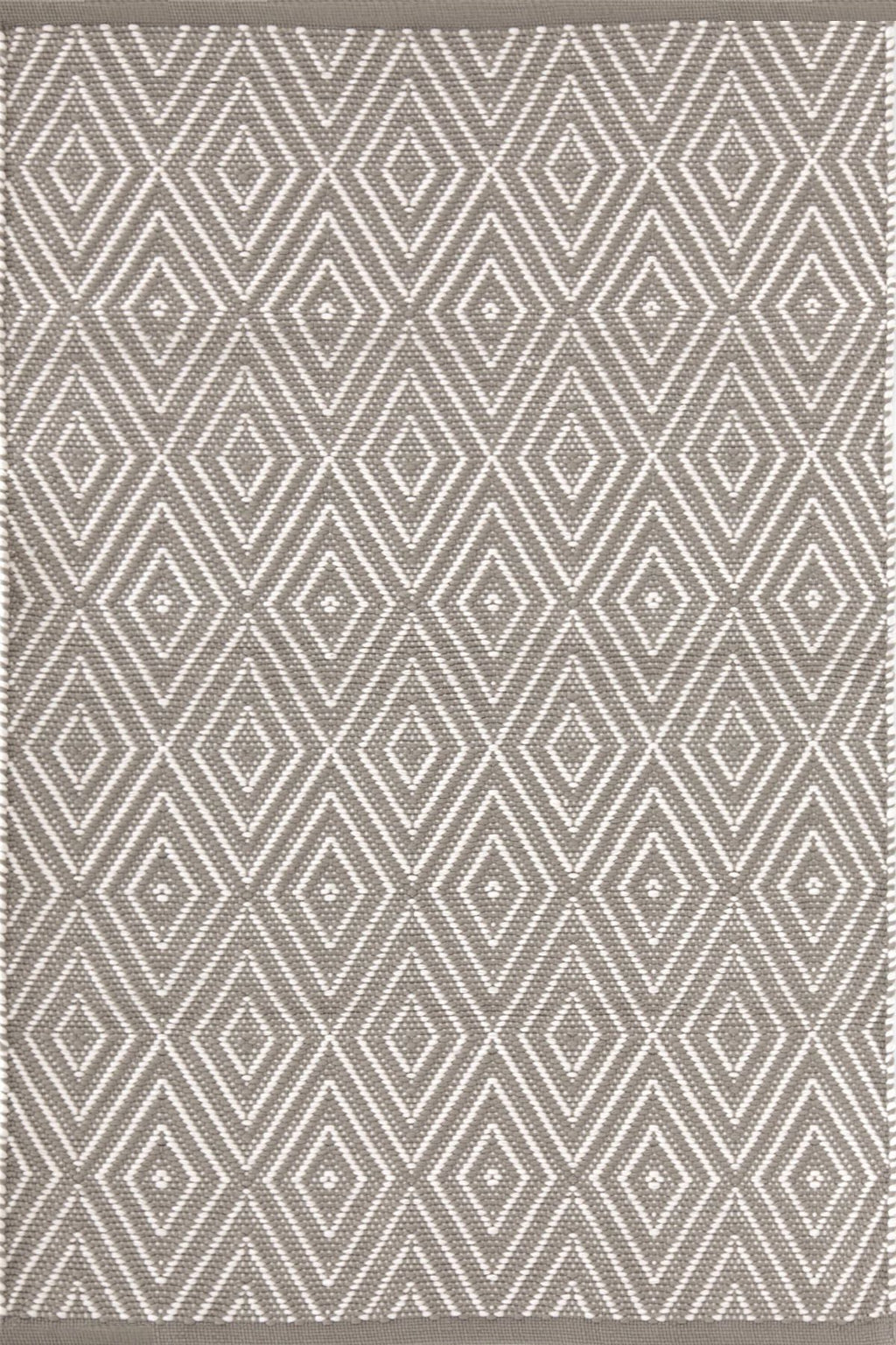 Diamond Fieldstone/Ivory Handwoven Indoor/Outdoor Rug - RDB255 - Runner-2.5x18