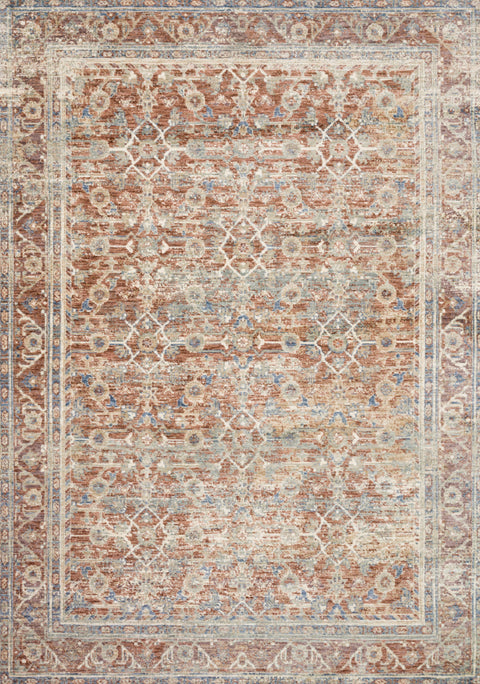 Revere Terracotta / Multi 11'-6" x 15'-6" Area Rug - REV-07 - 11'-6" x 15'-6"