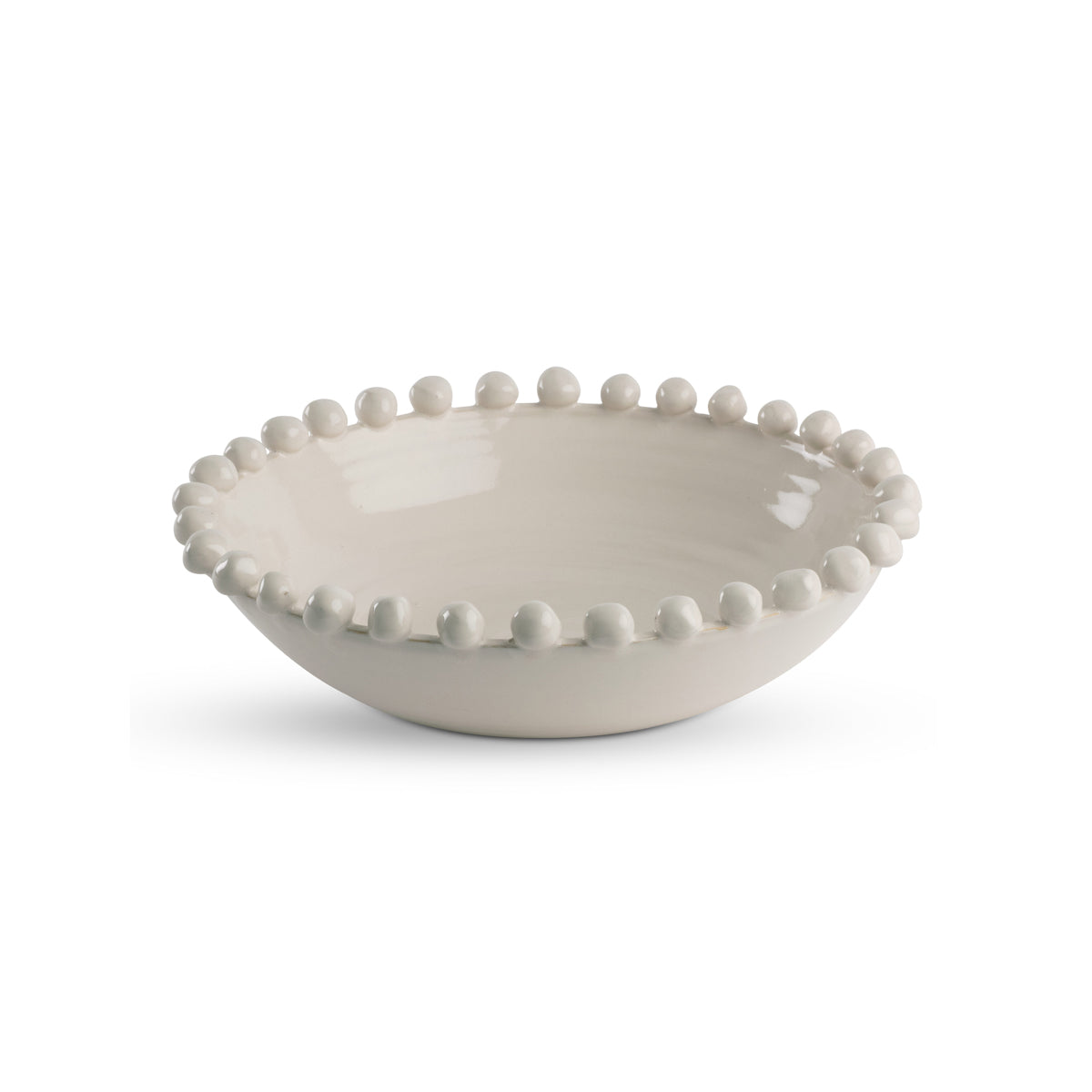 Riley Ceramic Bowl, White