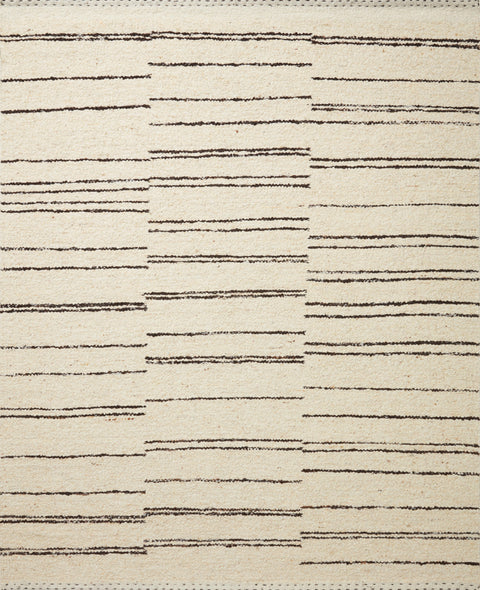 Roman Natural / Charcoal 11'-6" x 15' Area Rug - ROM-04 - 11'-6" x 15'