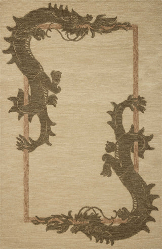 Brigette Romanek x Loloi Romi Natural / Olive Rug
