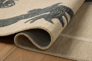 Brigette Romanek x Loloi Romi Oatmeal / Midnight Rug