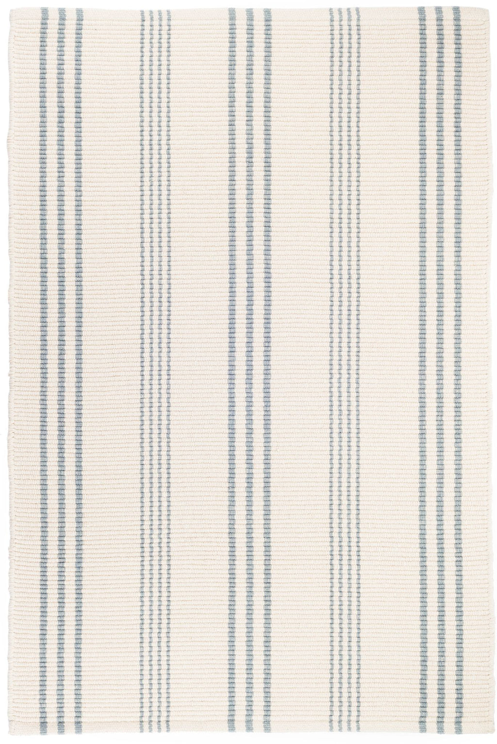 Swedish Stripe Handwoven Cotton Rug - RP42 - Runner-2.5x12