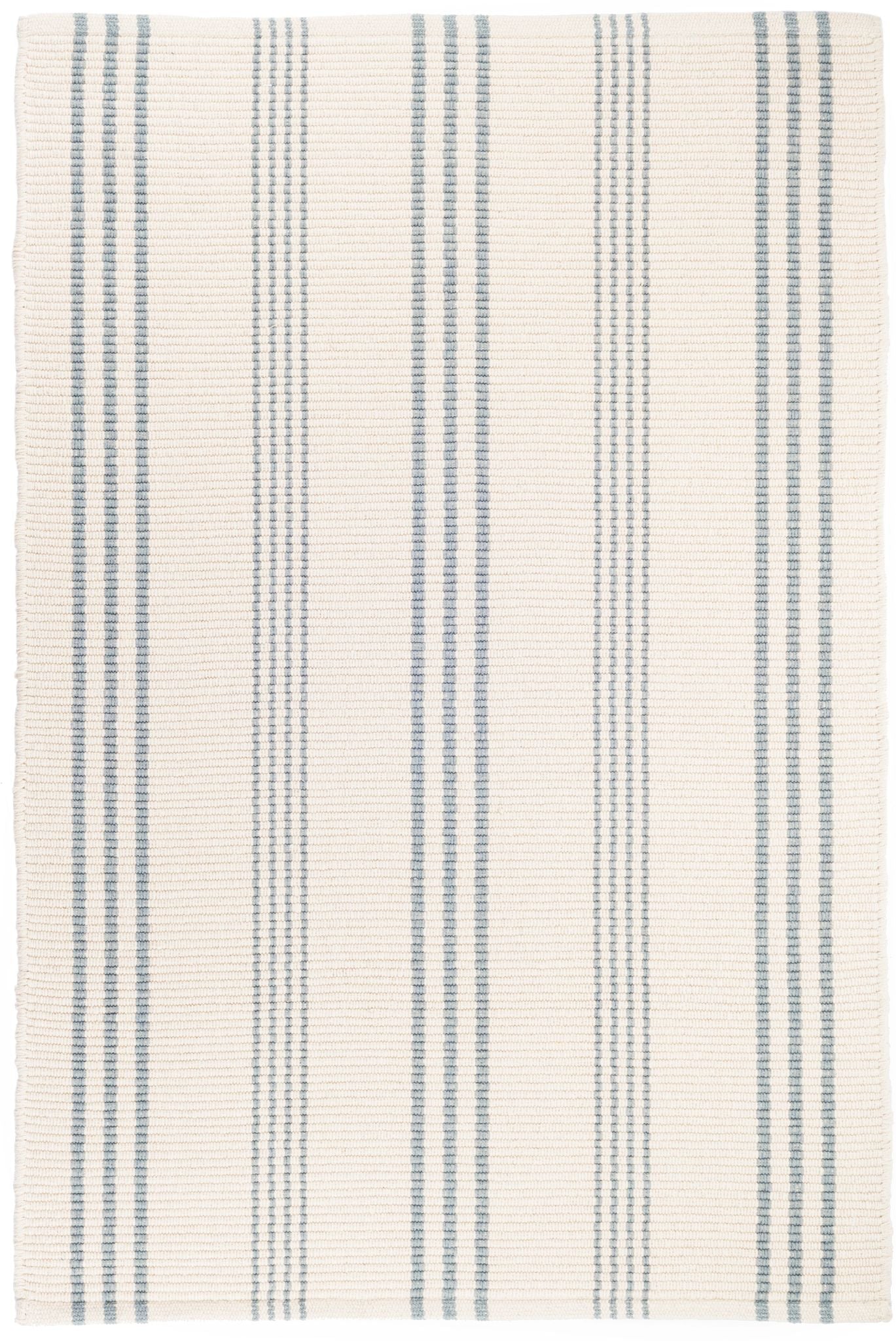 Swedish Stripe Handwoven Cotton Rug - RP42 - Runner-2.5x12