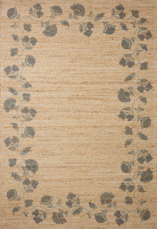 Chris Loves Julia x Loloi Rue Natural / Denim Rug