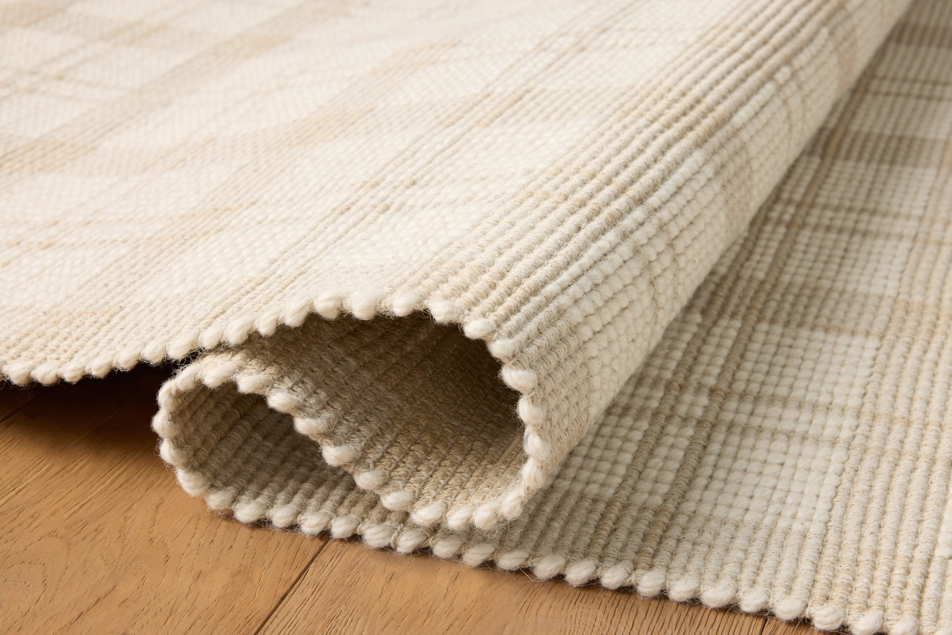 Magnolia Home by Joanna Gaines x Loloi Ryder Beige / Ivory 9'-3" x 13' Area Rug - RYD-01 - 9'-3" x 13'