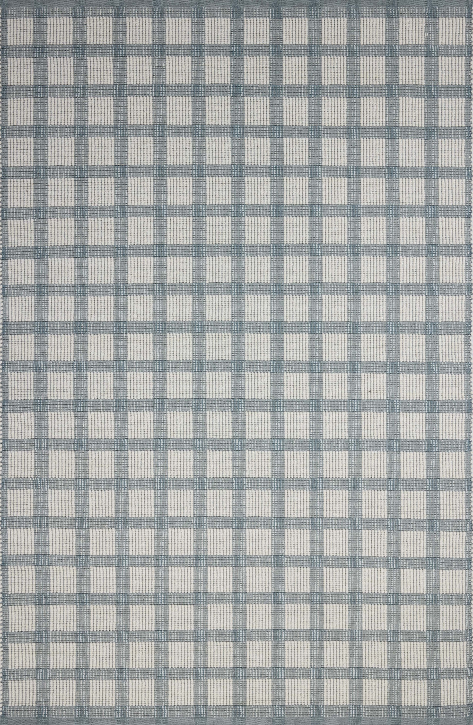 Magnolia Home by Joanna Gaines x Loloi Ryder Blue / Ivory 9'-3" x 13' Area Rug - RYD-02 - 9'-3" x 13'